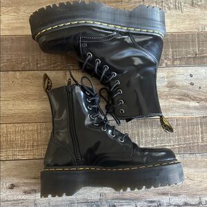 Dr. Martens Black Platform Boots